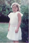 Amanda as a child